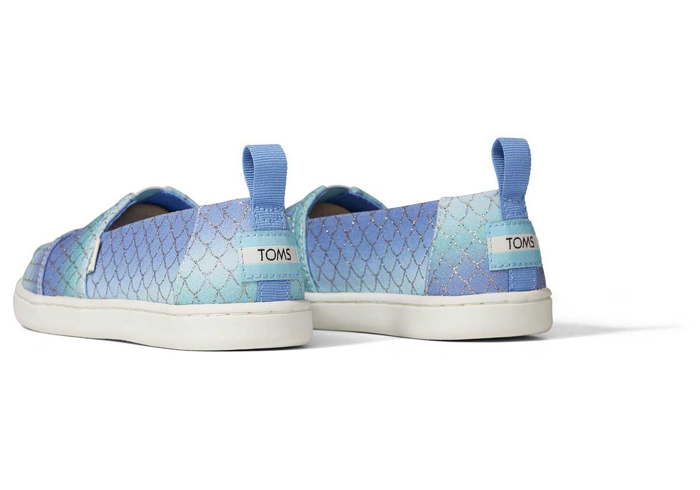 Toms Espadryle Dziecięce Niebieskie - Alpargata Youth Mermaid - 02UXPZIHN